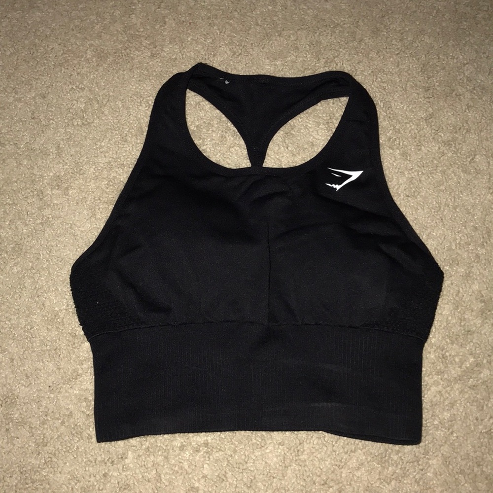 Gymshark Black Crop Top